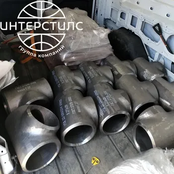 Стальной тройник равнопроходной 76 мм 10 мм 09Г2С ГОСТ 17376-2001 купить в Махачкале